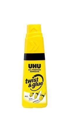 Novinka Univerzální lepidlo Twist&Glue, 35 ml, s aplikátorem, UHU 5077