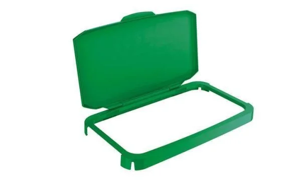 Časově Omezené Výklopné víko k odpadkovému koši 60 l DURABIN, zelená, plast, DURABLE 1800500020