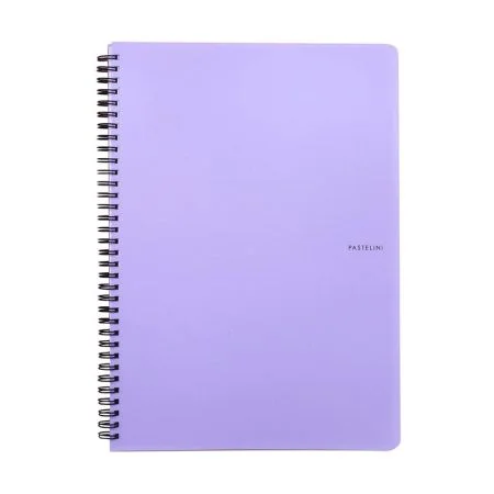 Sleva Spirálový blok PP PASTELINI A4 / 70 listů, fialový