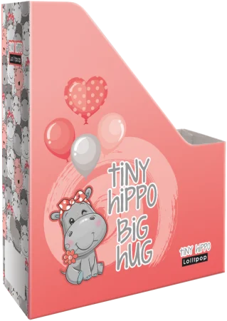 Nová Kolekce box na sešity skládací A4 Lollipop Thiny Hippo 24