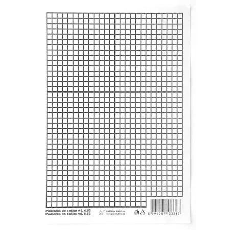Podložka do sešitů A4 papírová - linka / čtvereček Kup Teď