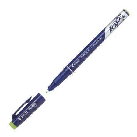 Pilot Frixion Fineliner 0.45mm , světle zelený Rychlé Dodání
