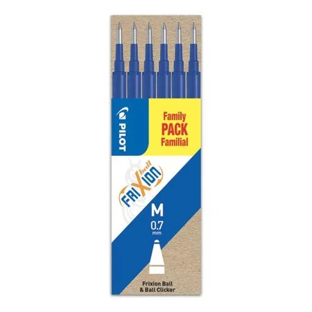Náplň gumovací PILOT Frixion 0,7 mm/6 ks - modrá Vysoce Kvalitní