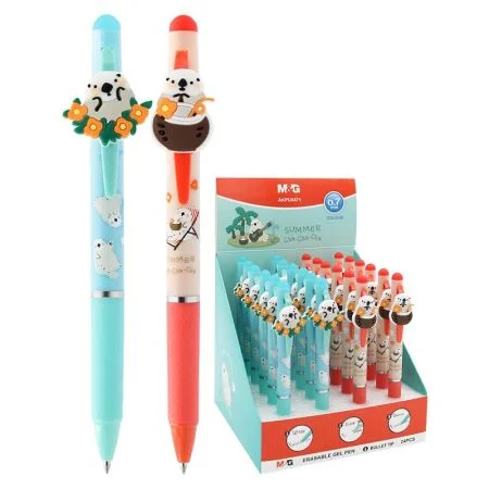Must-Have Pero gelové, gumovatelné M&G hrot 0,5 mm, modrá náplň (2 designy)