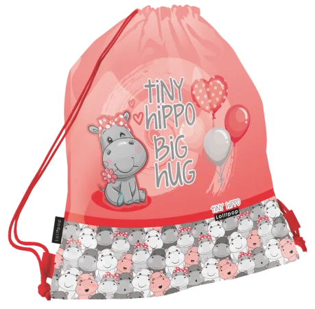 sáček na cvičky Lollipop Thiny Hippo 24 Vysoce Kvalitní