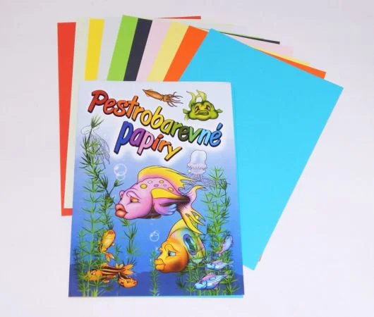 Cenově Výhodný Složka barev.papírů SL/20listů, 80g